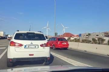 Colapso en la GC-1 en sentido hacia la capital/TA.